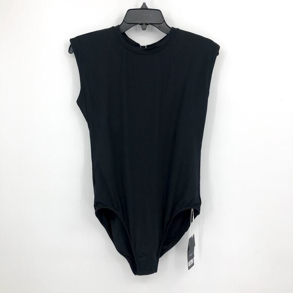 SEAFOLLY COLLECTIVE Women's One Piece Swimsuit US 14 Black Cap Sleeve NWT - Picture 4 of 16